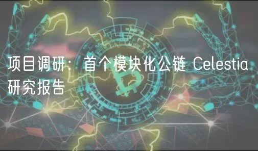 项目调研：首个模块化公链Celestia研究报告图标