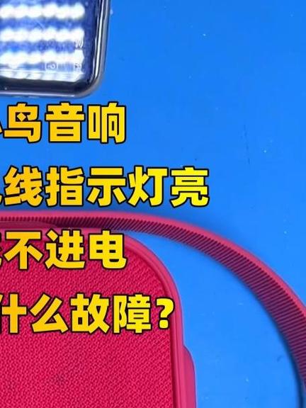 蓝牙音箱充不进电但是灯会亮图标