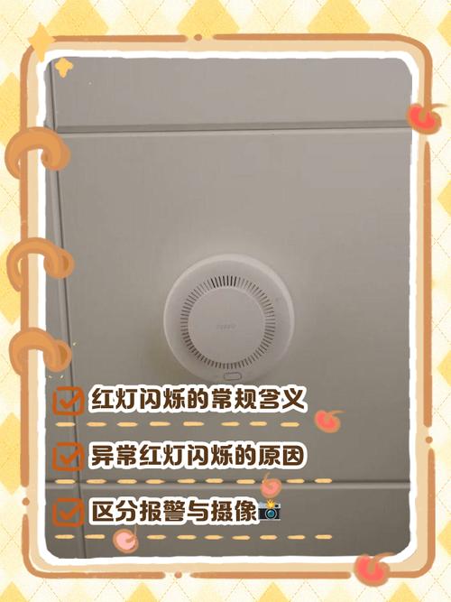 烟雾报警器亮红灯图标