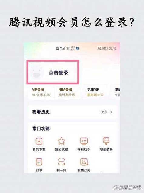 一个腾讯vip可以登录几个电视图标