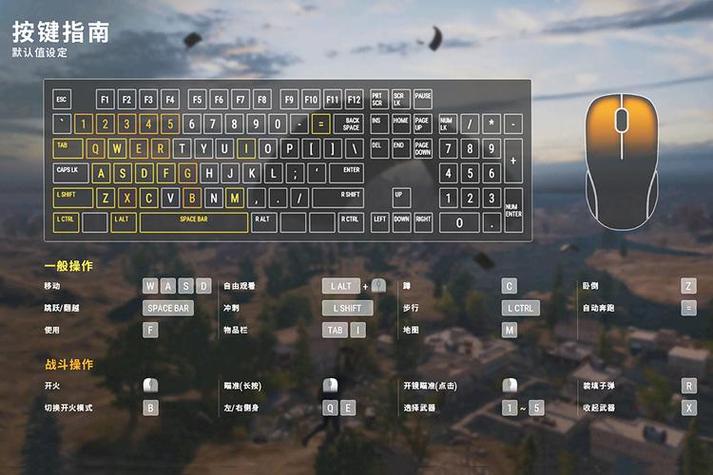 pubg第一人称切换按键
