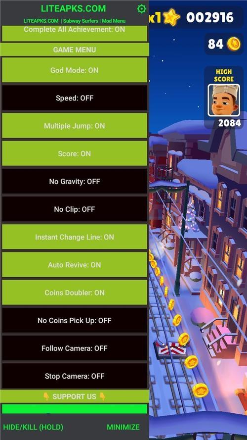 subwaysurf黑客内置菜单可慢放版v3.35.1