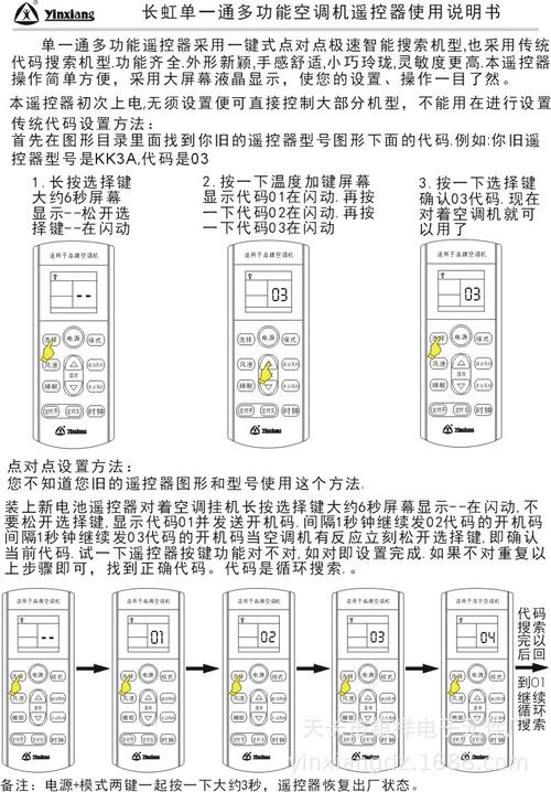 长虹遥控器对照表