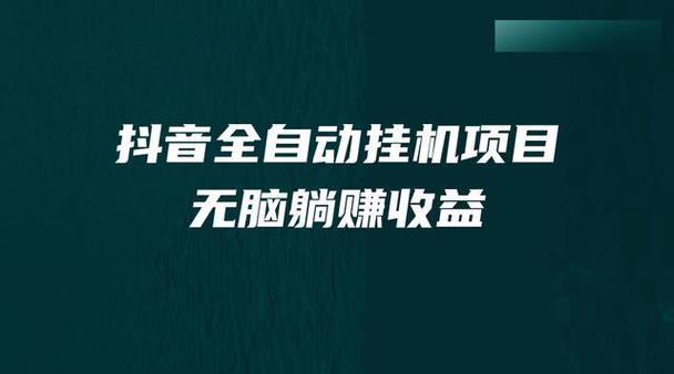 抖音挂机赚钱平台