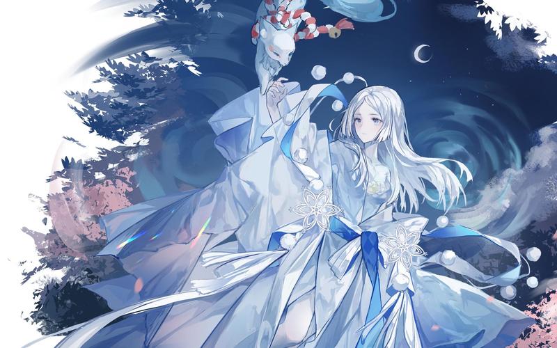 阴阳师蝉冰雪女高清壁纸