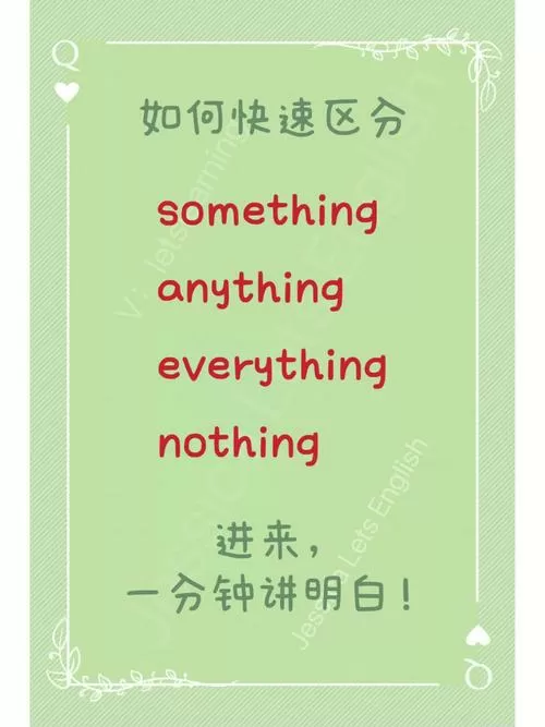 anywhere与everywhere辨析游戏截图